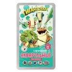 Акварельные карандаши "ВКФ" "Гигантозавр" GGZ-WCPM-6012 Набор акварельных карандашей заточенный 2 х 12 цв.