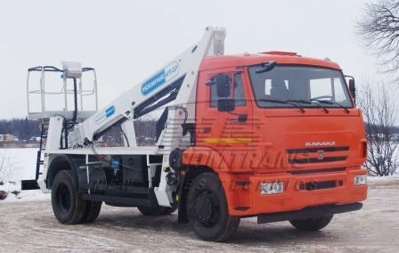 منصة العمل الجوية المركبة على شاحنة AGP-22T كاما 43253 22م 80/250/300كغم