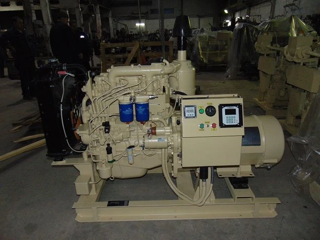 مولد ديزل بحري DG16R-2A-230 مع نظام تبريد رادياتيوري