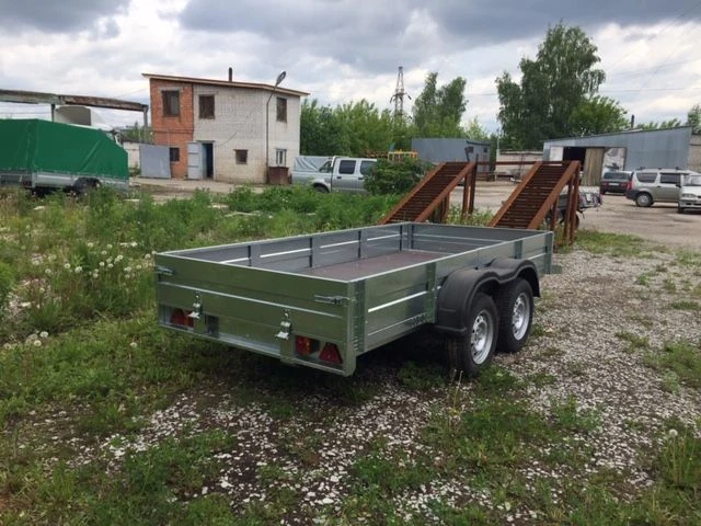 Прицеп бортовой двухосный для легкового автомобиля, модель 301996-02