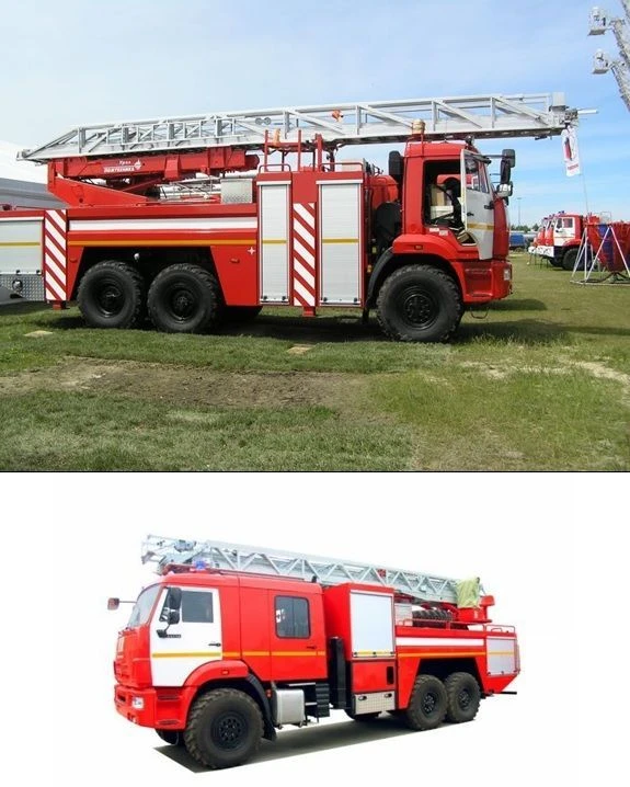 Автоцистерна пожарная с лестницей АЦЛ 4,0-40/17…32 (43118), на шасси КАМАЗ 43118-А5, 43118-50