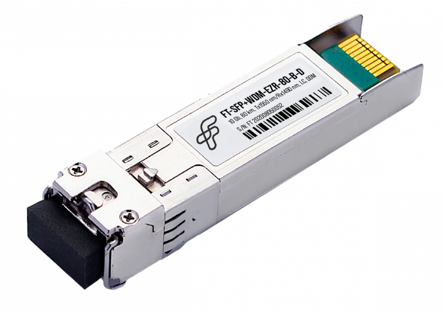 Приемопередатчик оптический (трансивер) FT-SFP+-WDM-EZR-80-B-D