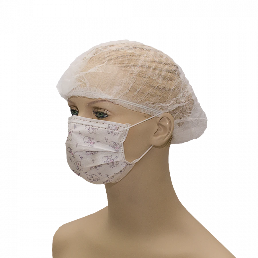 Medical Surgical Mask "HEKSA" - Three-Layer, Sterile, with Elastic Bands