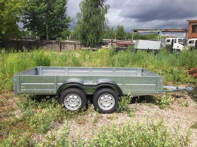 Прицеп бортовой двухосный для легкового автомобиля, модель 301996-04