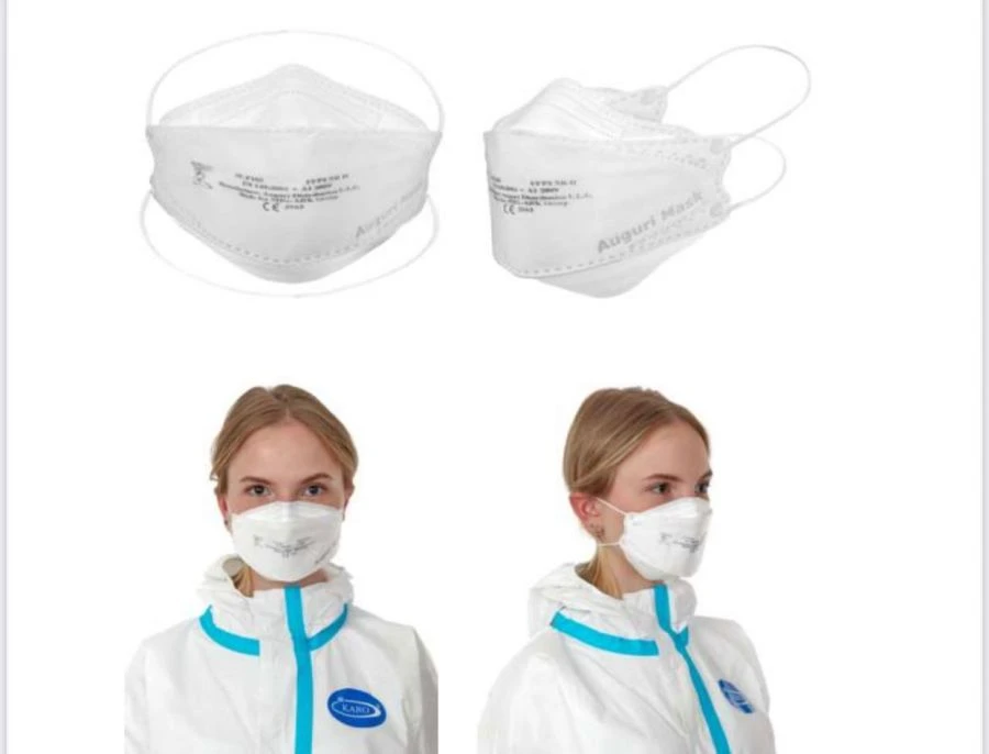 Респиратор медицинский хирургический AUGURI MASK SENSITIVE AMS 103 FFP3 NRD (без клапана)