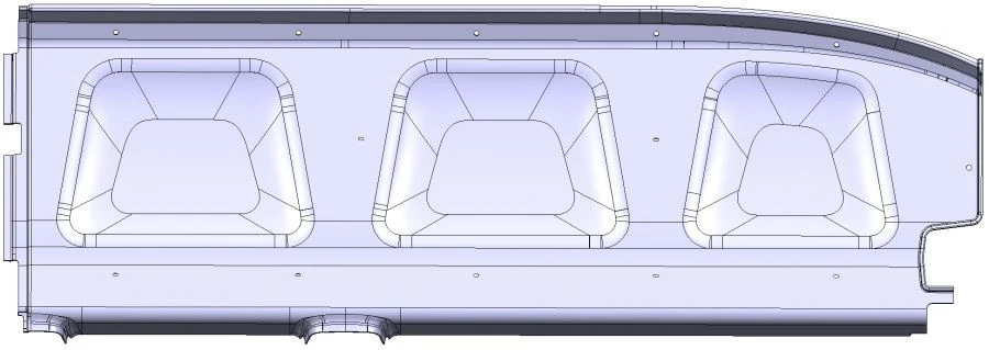 Roof Upholstery with Thermal-Sound Insulation A65R33-5702051-40