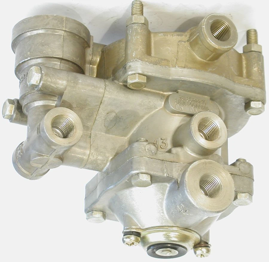 صمام التحكم في الفرامل للمقطورة مع محرك ثنائي الأسلاك وصمام فشل 25.3522210