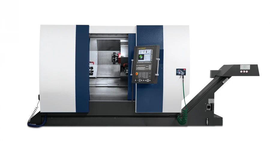 CNC Lathe Machine MT-65 by UNIMATIC with IntNC PRO Control