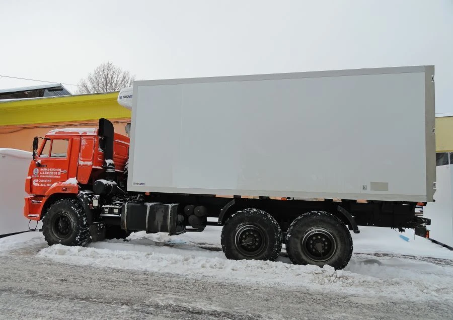 Автомобиль для перевозки пищевых продуктов мод. 5759С1 на шасси КАМАЗ 5350-D5, 5350-37, на шасси КАМАЗ 43118-А5, 43118-50, 4311