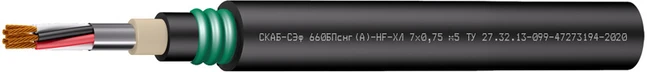Кабель для экстремальных условий эксплуатации СКАБ-СЭф 660БПснг(А)- HF-ХЛ