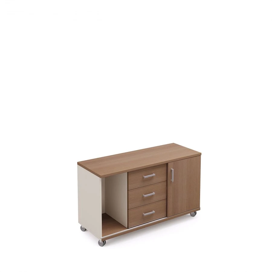 Wooden Office Cabinet with Drawers and Compartments, Art. 206/2