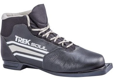 Ботинки лыжные TREK SoulNK4 черный (лого серый) 75