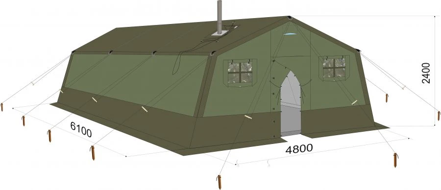 خيمة إطار موسمية M-10 (النوع أ)