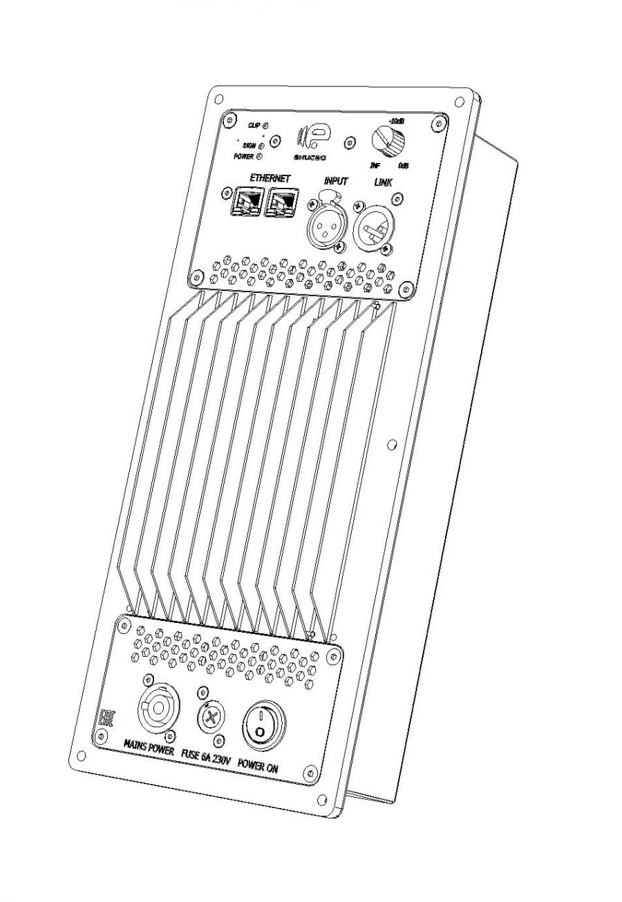 Embedded Amplifier Module for Sound Signals ENISEY CM1