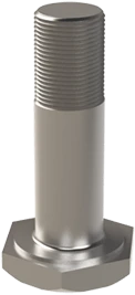 Reduced Hex Head Bolts, Diameter Tolerance U 8, Titanium Alloy OOST 1 1 0570-72