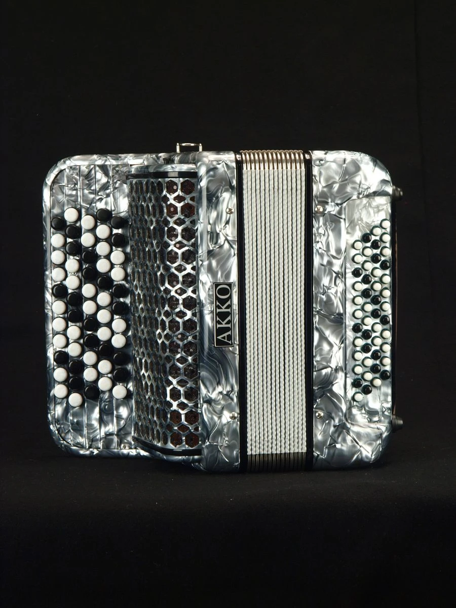 Accordion AKKO "Dima" - 1 Voice, 4 Rows, 34x34