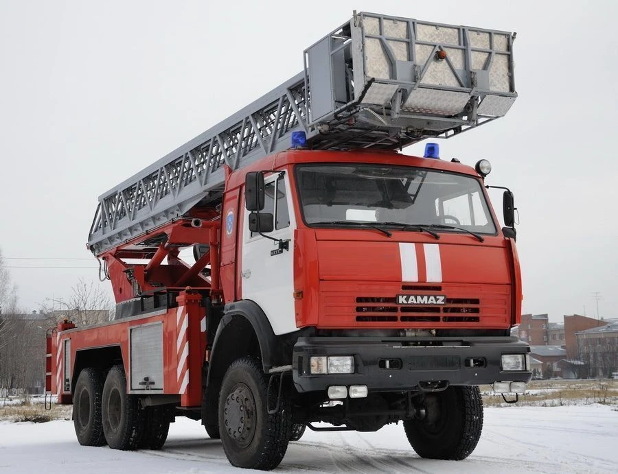 Пожарная автолестница АЛ-37 (43118) тип 4344-А9 модификации 4344В1 на шасси модификации 43118-А5, 43118-50