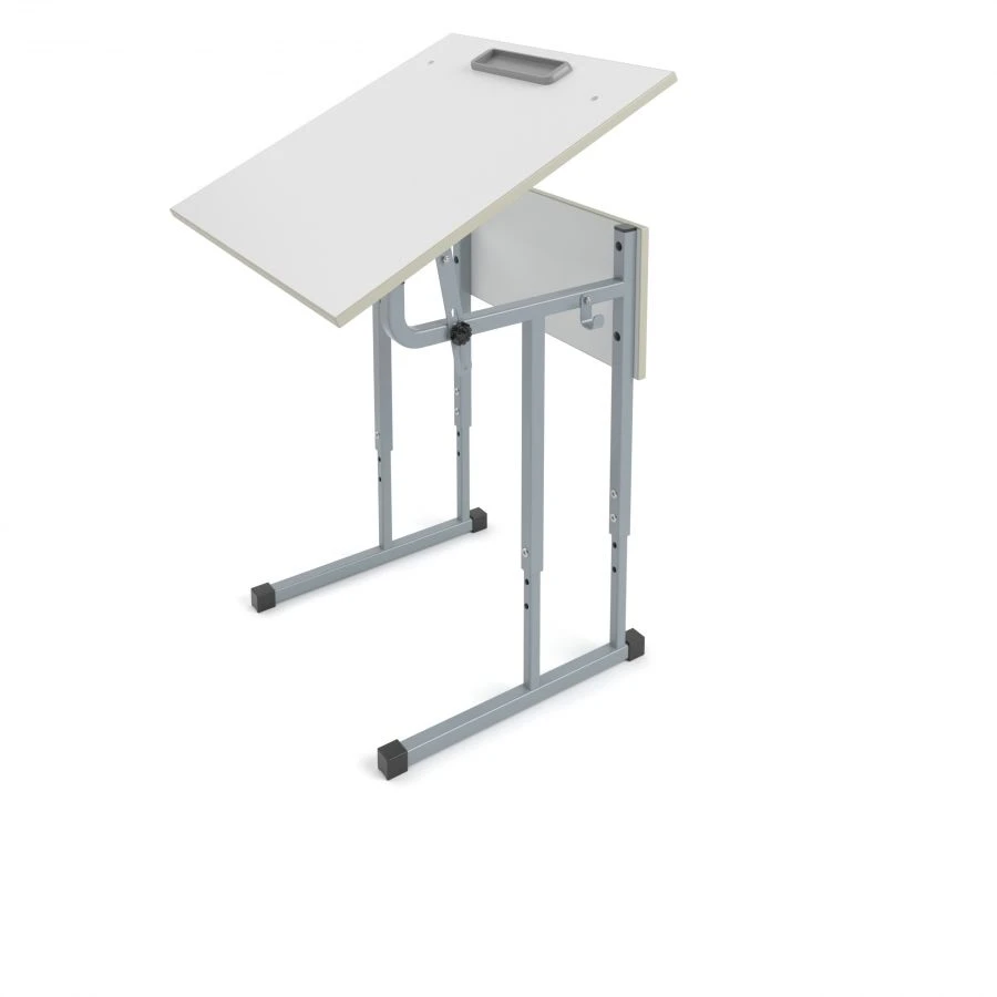 Стол ученический одноместный регулируемый с регулируемым наклоном столешницы