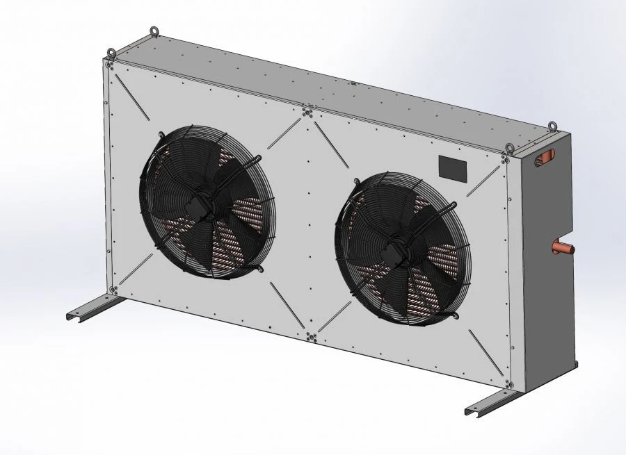 مكثف مزدوج المروحة EC63-12C-FD210.44V(H) لمعدات التبريد