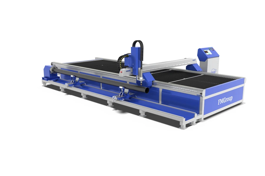 ماكينة قطع البلازما CNC مع قاطع الأنابيب