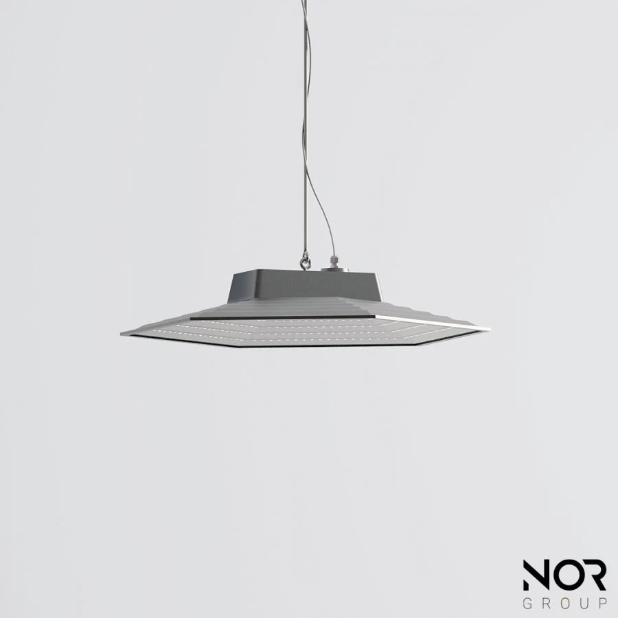 مصباح LED للمساحات الصناعية HEXA-120