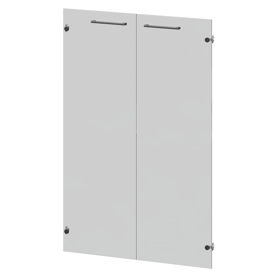 مجموعة الأبواب الزجاجية KZF-38S (قطعتان)