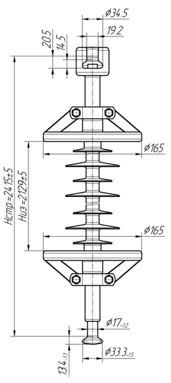 Изолятор ЛК 160/220-4ГП