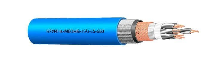 كابل كRUINv-MVEmKng(A)-LS-660 منخفض المخاطر من الحرائق 27x2x1.0 مم²