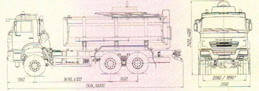 Fuel Tanker for Transporting Light Oil Products, UST 54533S