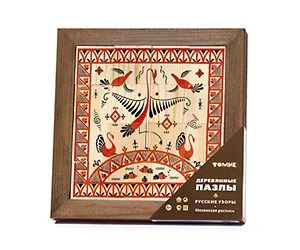 Пазлы "Русские узоры" "Мезенская Роспись" (16 деталей) артикул 135