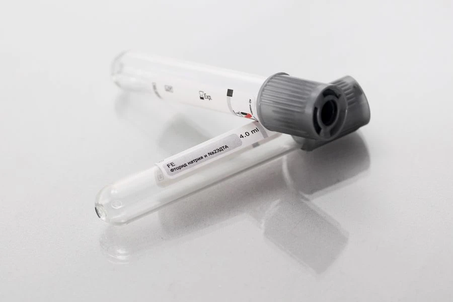 Sterile Vacuum Blood Collection Tube "NIII TEST" 13*75 mm, 2.0 ml, Fluoride