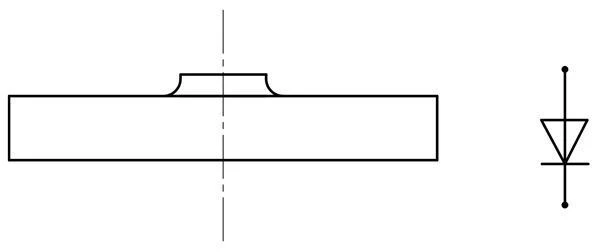 Диод СВЧ переключательный 2А543А-5,А-6,Б-6