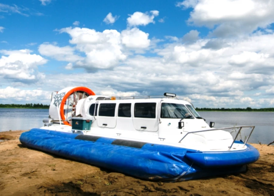Modern Air-Cushion Vessel SLAVIR 9 with Factory Serial Numbers 097-098