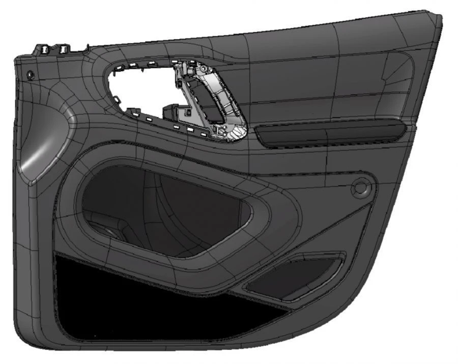 Right Front Door Trim Assembly for M1 and N1 Vehicles 1681694481