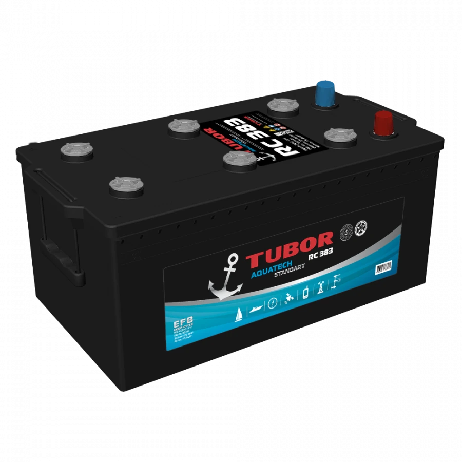 Tubor Aquatech Standard 6ST-190.3(4) VL Lead-Acid Starter Battery