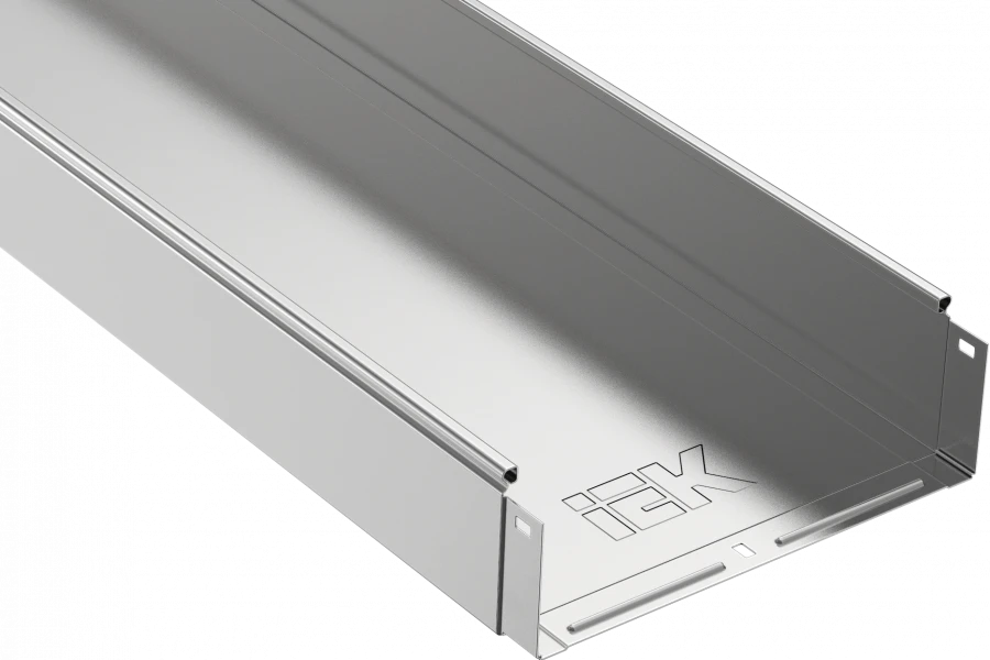 Unperforated Cable Tray 100x200x3000 RAL 9016 CLNK10-100-200-3 ESCA