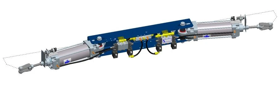 مشغل الأبواب الهوائية للمركبات 40N2R63/116T1B051