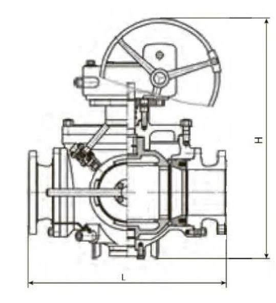 Кран шаровой фланцевый КШС DN 50-800 PN 1,6-16 МПа