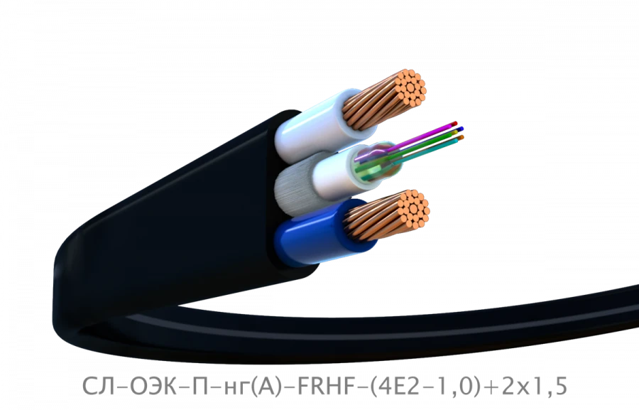 Flat Opto-Electric Cable for Signal and Power Transmission - SL-OEK-P