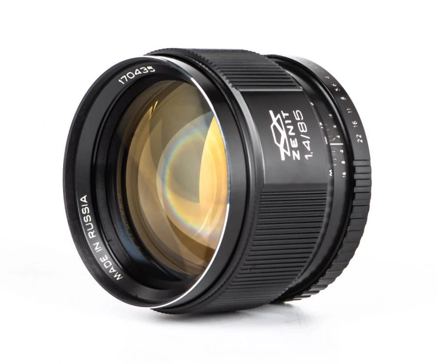 Объектив фотографический "МС ЗЕНИТАР 1,4/85", с байонетом (Nikon, Canon)