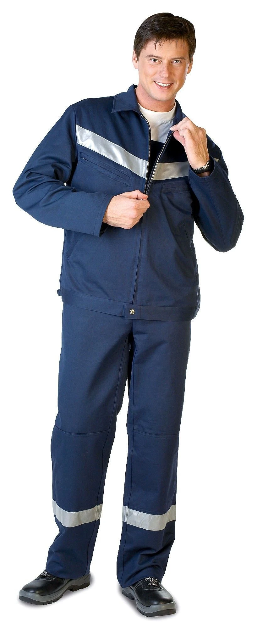 Men's Flight Suit with Jacket and Bib Overall for Comfort and Mobility Model 3.004