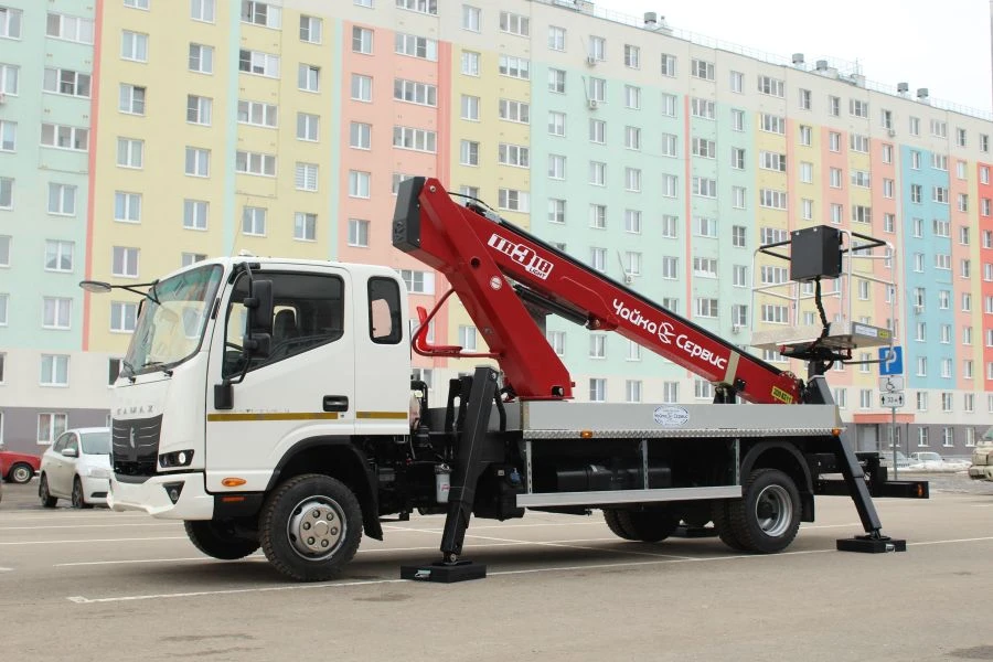 Автогидроподъемник АГП - TR318L производства ООО "Чайка-НН", модификации 37846R, на базе шасси КАМАЗ 43089-F5