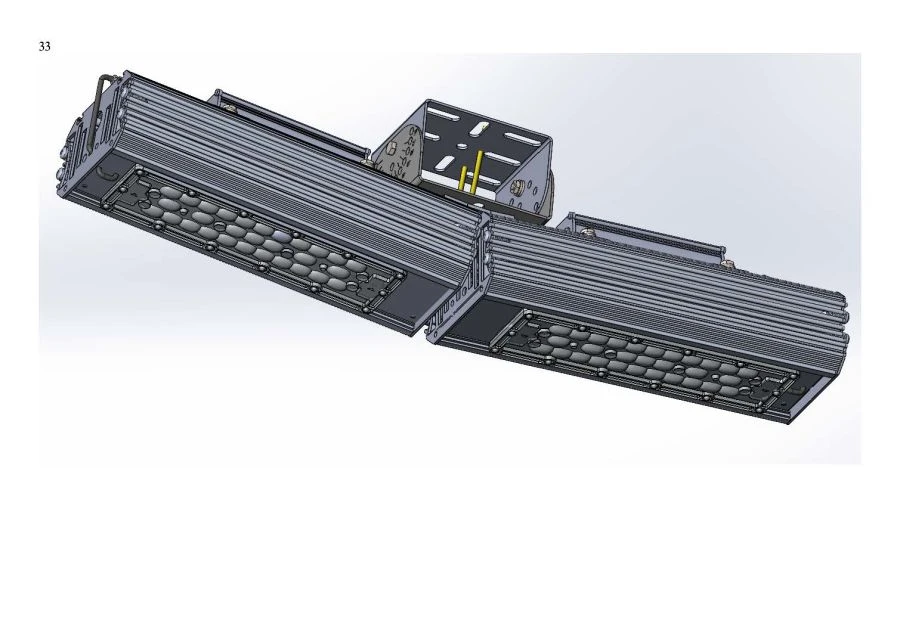 إضاءة LED بتصميم صناعي "MTM IoT" سلسلة كويبيك 120 مع وحدتين