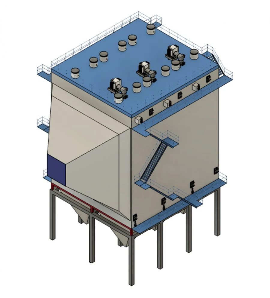 Электрофильтр TBP/S‐1x4.0-2x4.0‐1x14.4‐15.0‐300/400