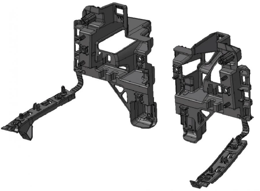 Left and Right Bumper Bracket Set for M1 and N1 Vehicles - 9680603581