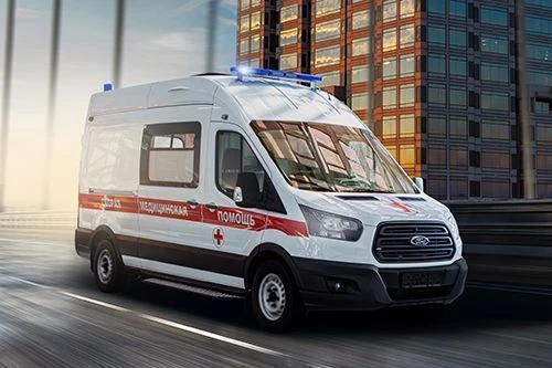 سيارة الإسعاف الطبية من الفئة "A" نوع 2227 موديل 22270A على قاعدة فورد ترانزيت FCD 350L EF