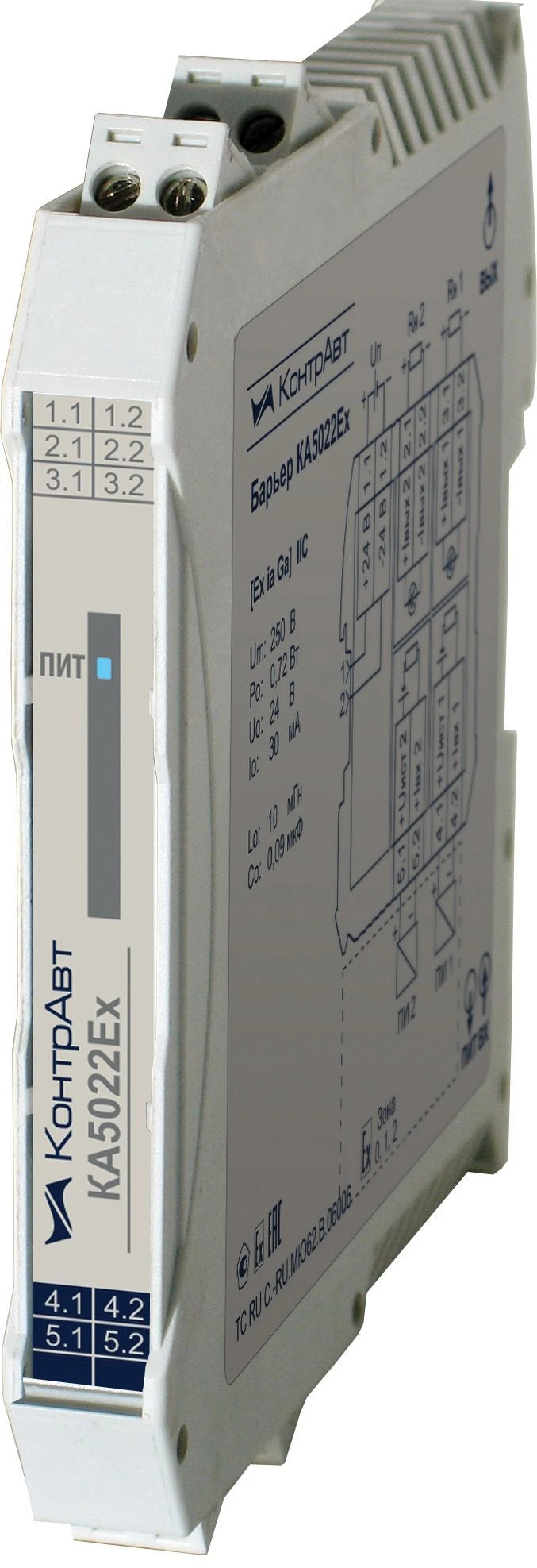 Intrinsically Safe Barriers KА51ХХEx Series