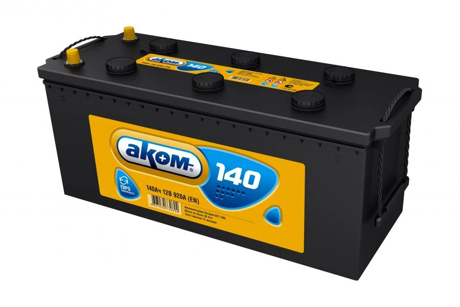 بطارية بدء تشغيل الرصاص الحمضية 6ST-140L ACOM Euro