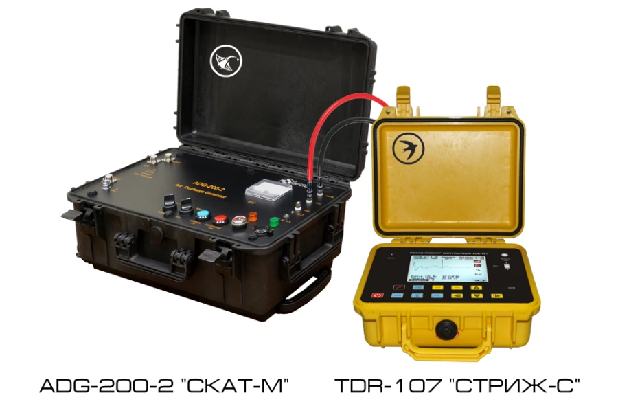 مجموعة تحديد المواقع عن بعد TDR-107 ستريج-S + ADG-200-2 "سكات-M