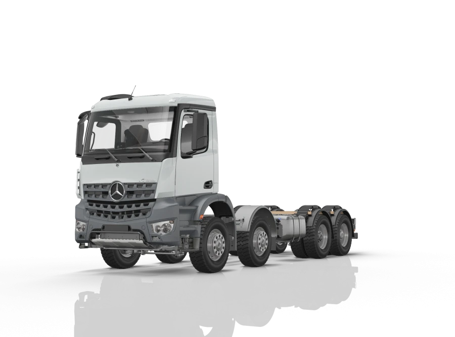 Шасси Mercedes-Benz Arocs 4151 AK с кабиной F1S